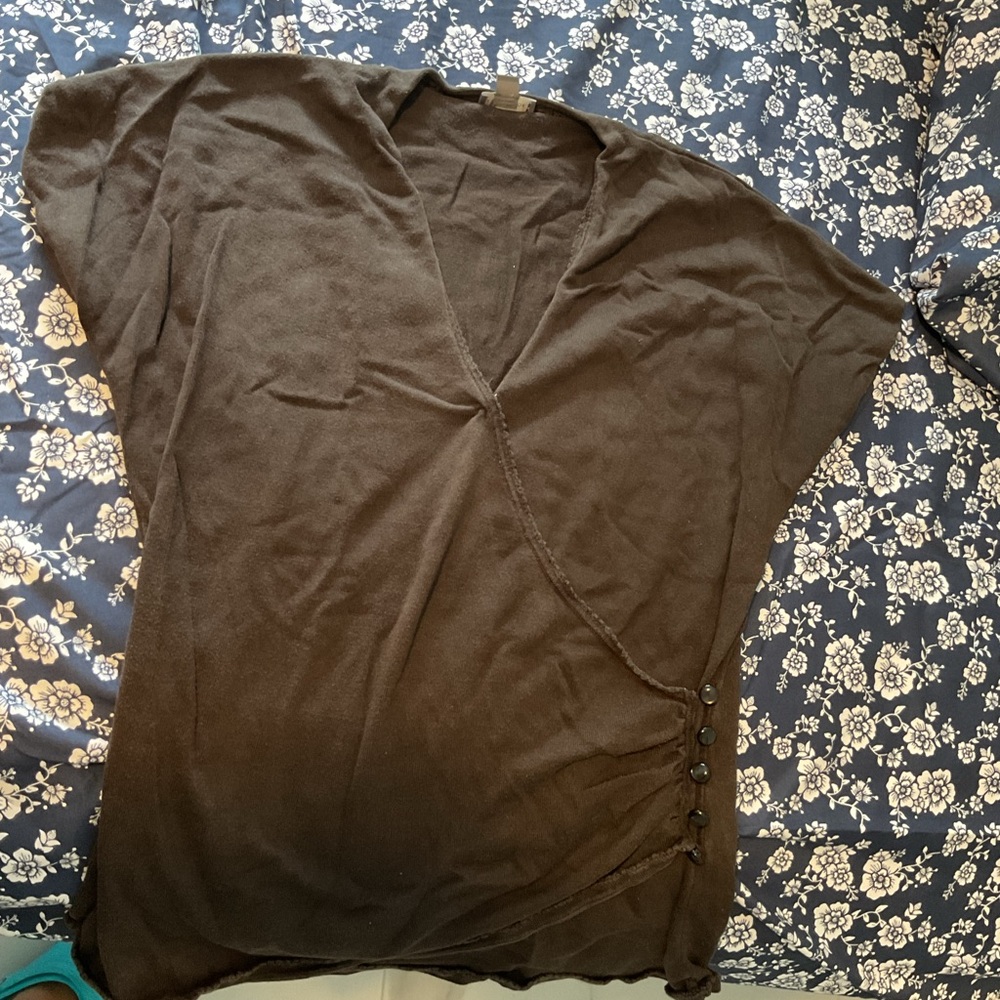 Elegant Brown Women's Top